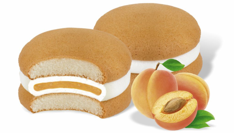 Печенье Бисквипай со вкусом абрикоса